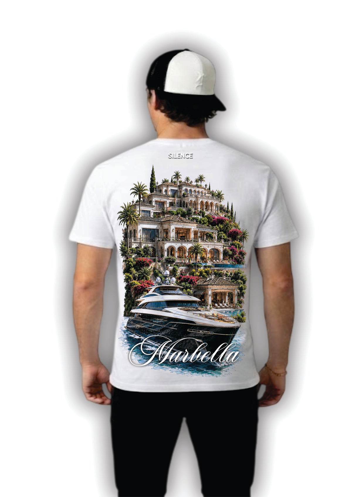CAMISETA BLANCA SILENCE MARBELLA