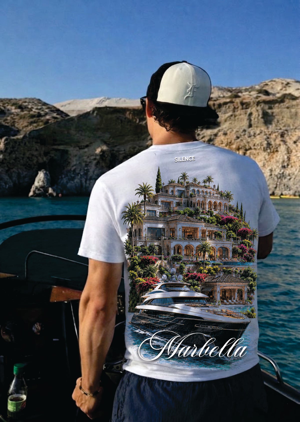 CAMISETA BLANCA SILENCE MARBELLA