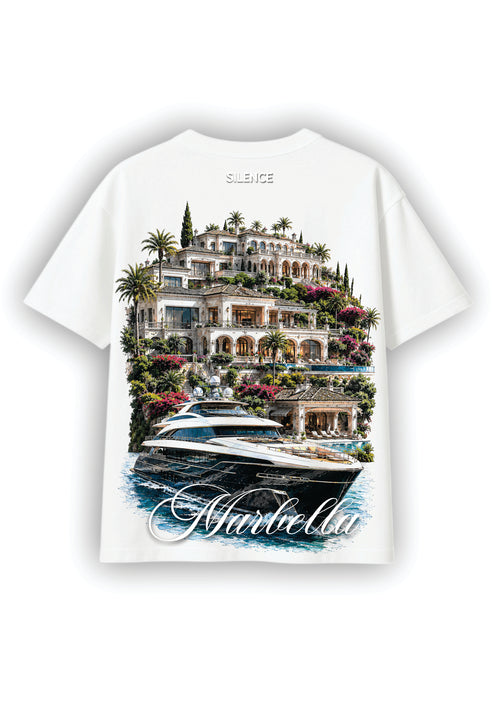 CAMISETA BLANCA SILENCE MARBELLA