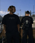CAMISETA NEGRA CHOME HEART CRUZ