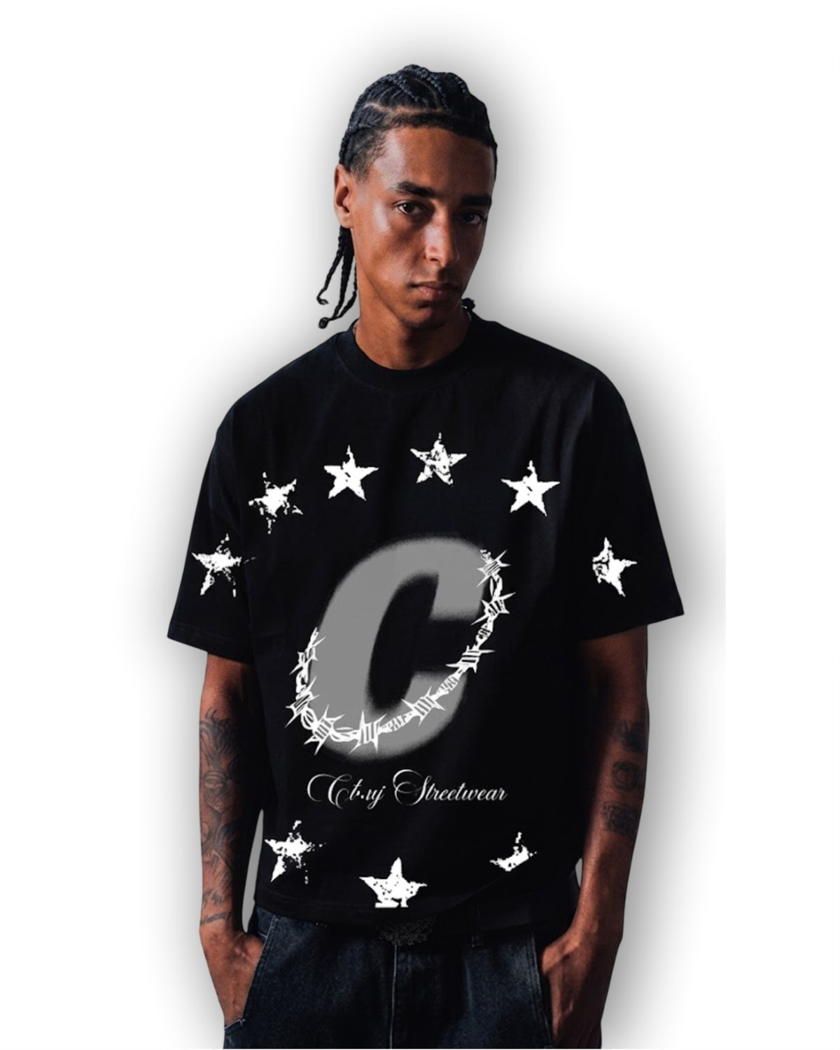 CAMISETA NEGRA CLOUJ