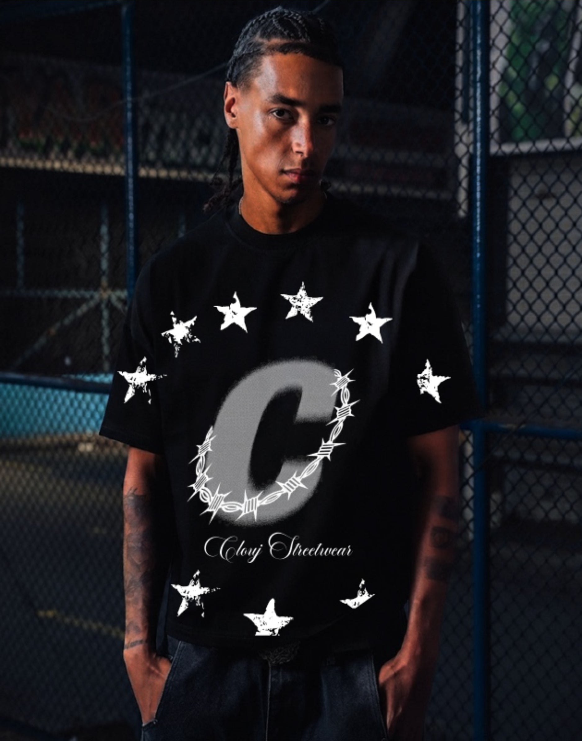 CAMISETA NEGRA CLOUJ