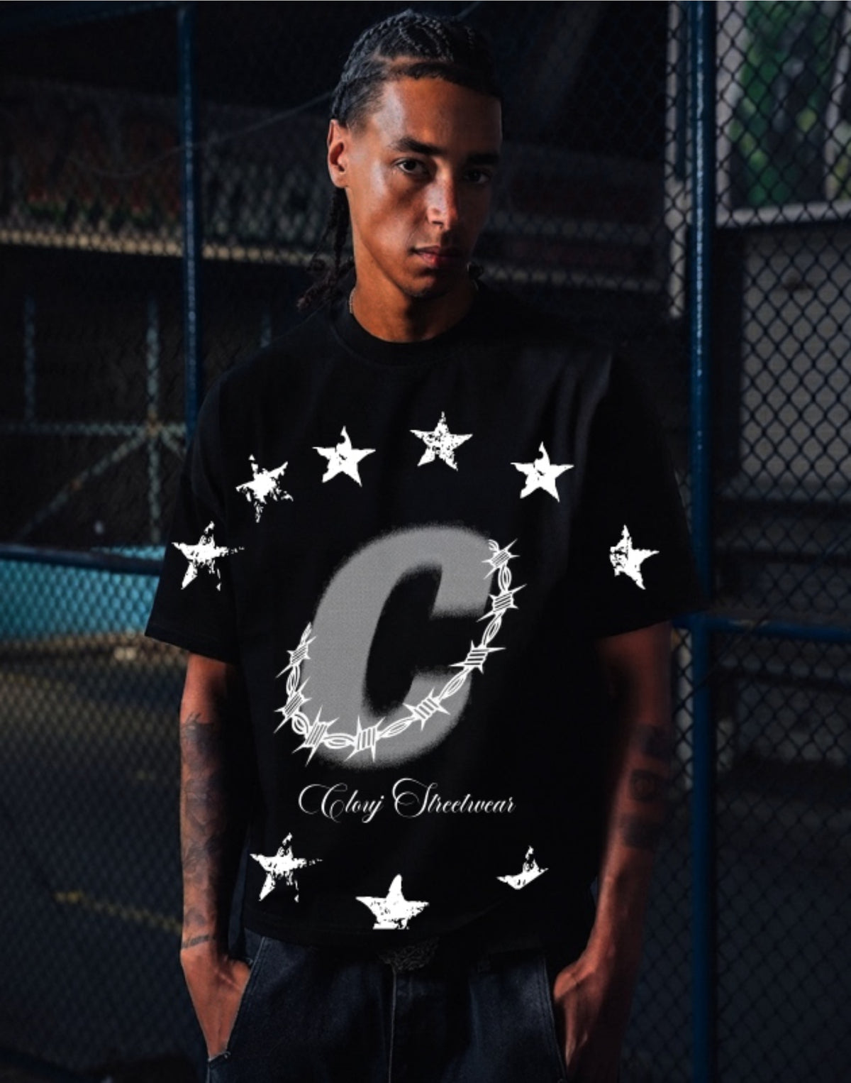CAMISETA NEGRA CLOUJ