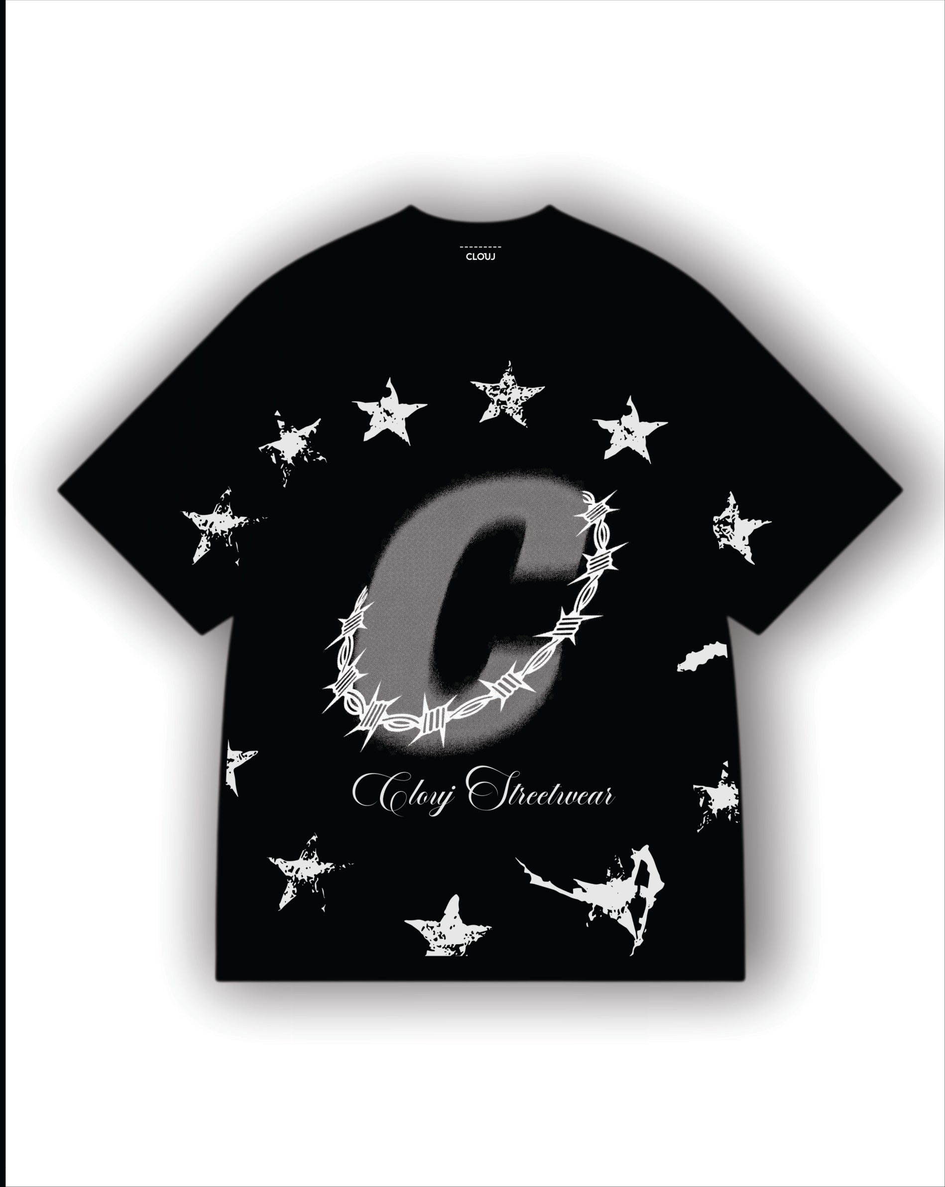 CAMISETA NEGRA CLOUJ